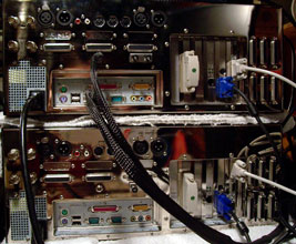 RADAR Back, 48 Track: 48 track RADAR system connections
